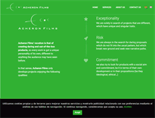 Tablet Screenshot of acheronfilms.net